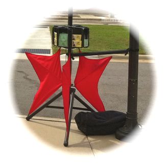 Tether makes windproof